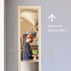 Door going into the Madcap Coffee roatery